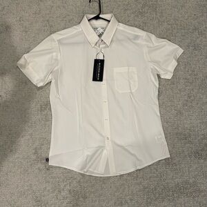 NWT Men’s white short sleeve Mizzen + Main